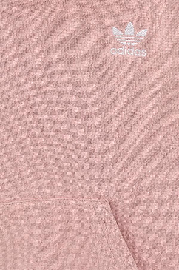 Dětská mikina adidas Originals HD2052 růžová barva, hladká