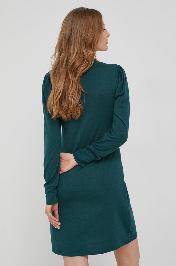 Šaty Answear Lab zelená barva, mini, přiléhavá