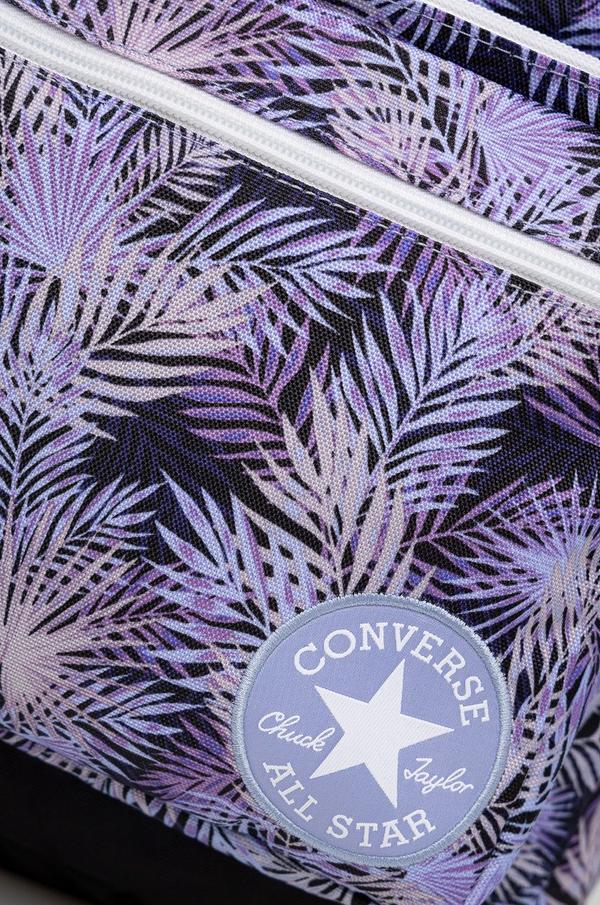 Batoh Converse fialová barva, velký, vzorovaný