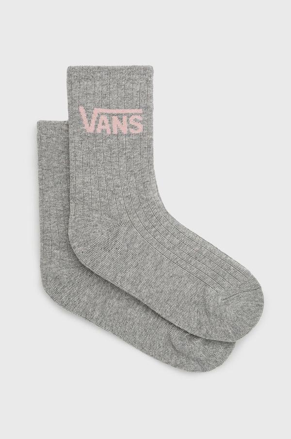 Dětské ponožky Vans dámské, šedá barva