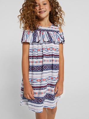 Dětské bavlněné šaty Mayoral mini, áčková