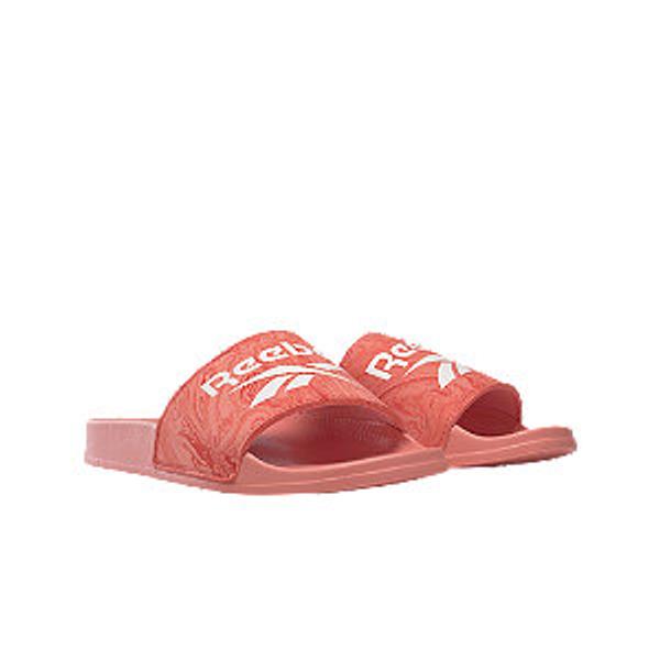 Oranžovo-růžové pantofle Reebok Fulgere Slide