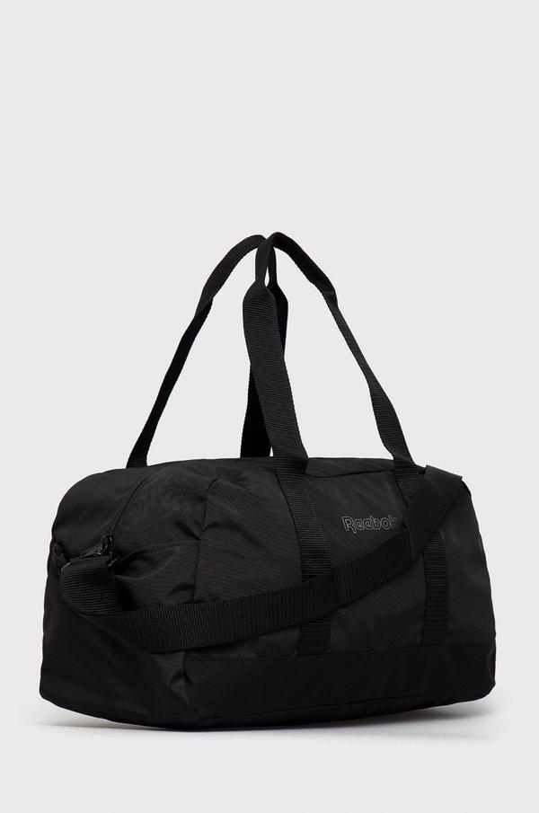 Sportovní taška Reebok Essentials Grip černá barva