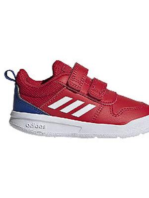 Červené dětské tenisky na suchý zip Adidas Tensaur I