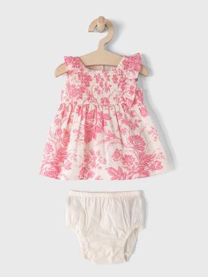 Dívčí šaty GAP růžová barva, mini, áčkové
