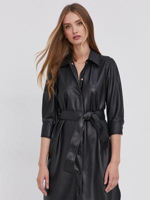 Šaty Marella černá barva, mini, jednoduché