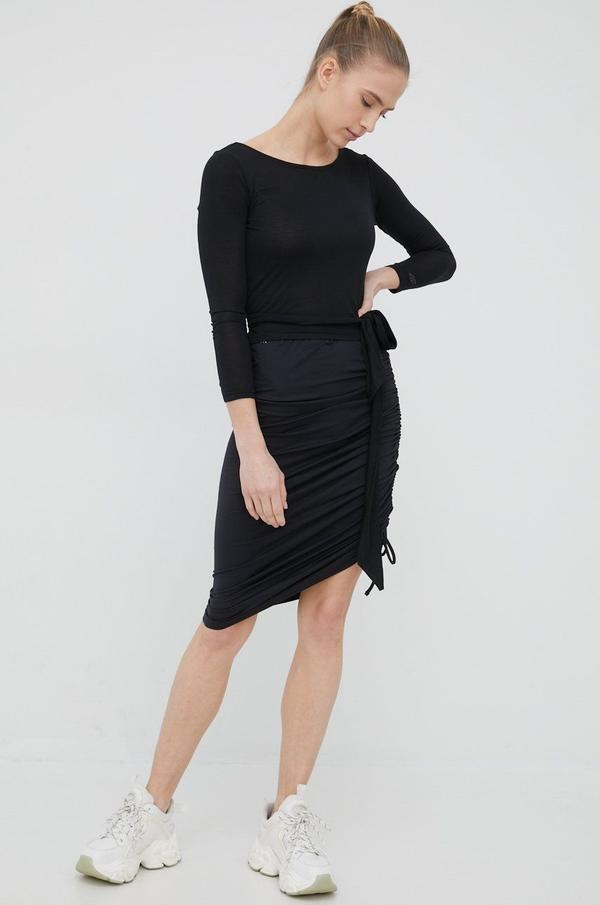 Sukně Calvin Klein Performance černá barva, midi