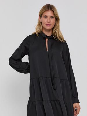 Šaty Marella Affix černá barva, mini, oversize