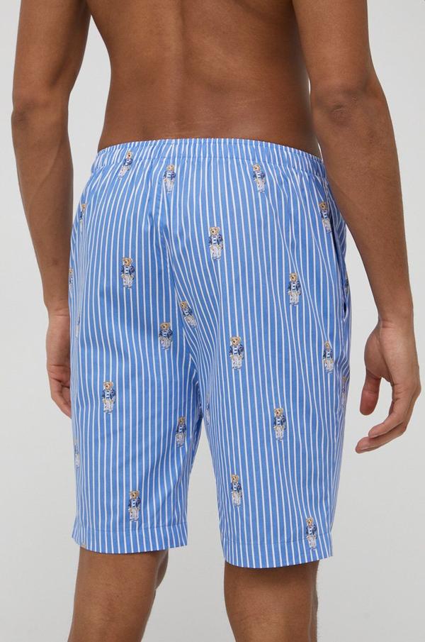 Bavlněné pyžamové šortky Polo Ralph Lauren vzorovaná