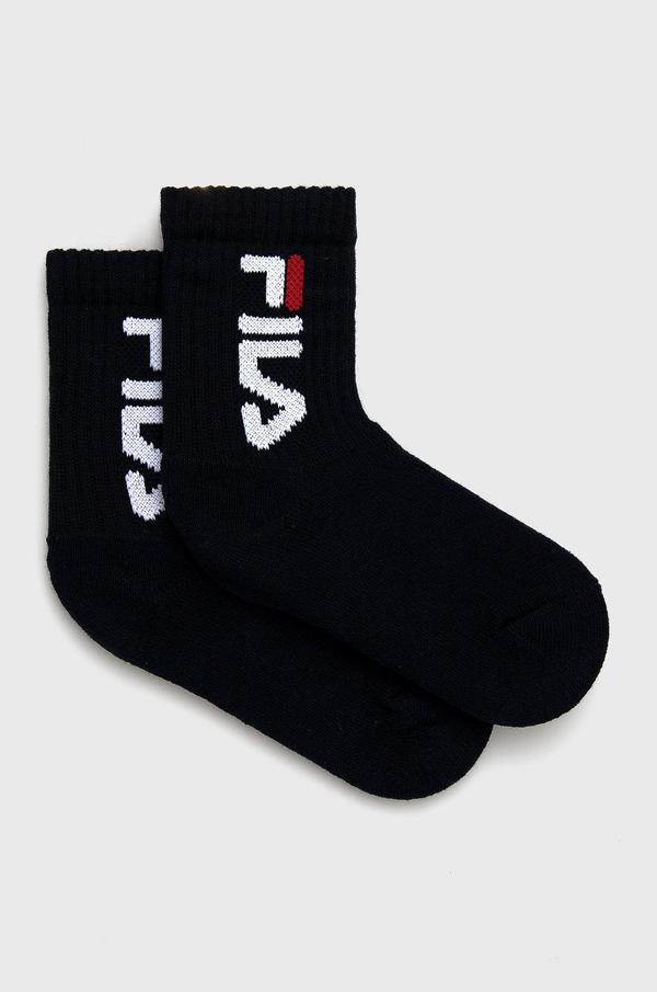 Dětské ponožky Fila (2-pack) tmavomodrá barva