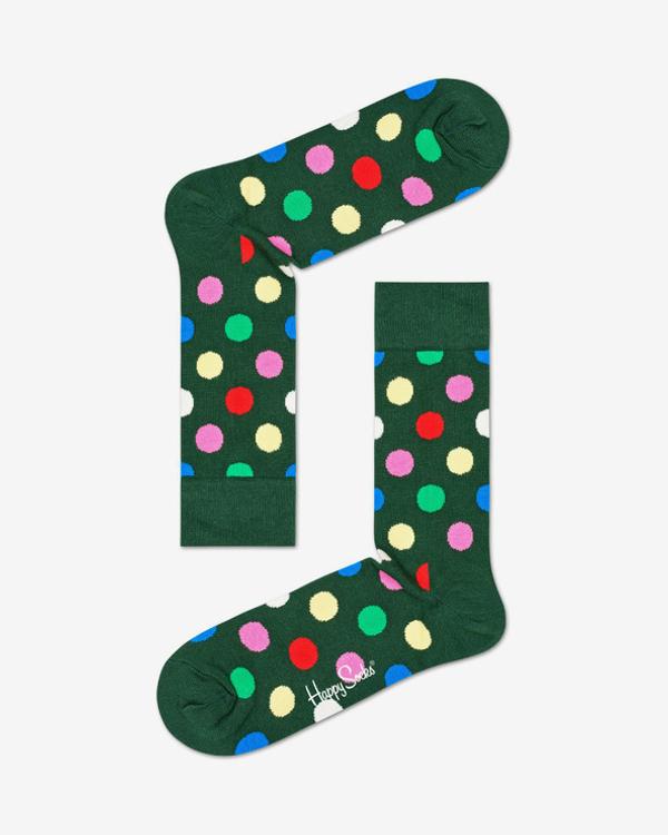 Happy Socks Holiday Dots Ponožky Zelená
