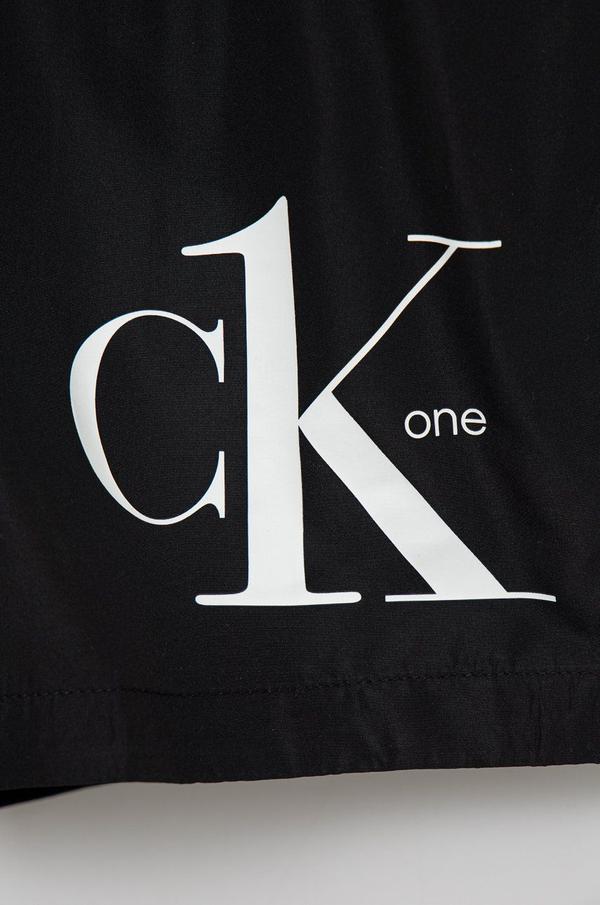 Dětské plavkové šortky Calvin Klein Jeans černá barva