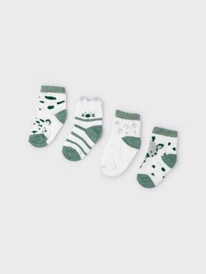Dětské ponožky Mayoral Newborn 4-pack zelená barva