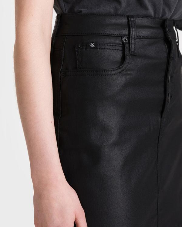 Calvin Klein Jeans High Rise Mini Sukně Černá