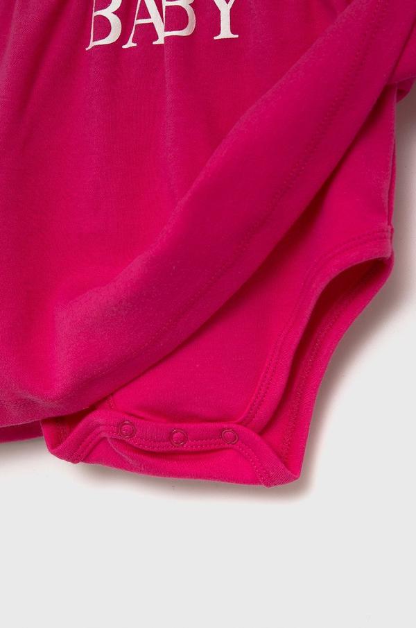 Kojenecká sukýnka Guess růžová barva