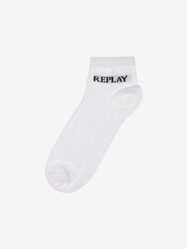 Replay Ponožky 3 páry Bílá Vícebarevná
