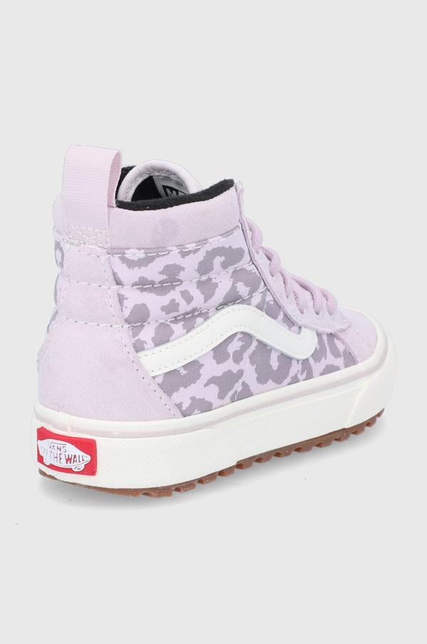 Dětské boty Vans růžová barva