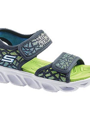 Modro-zelené sandály na suchý zip Skechers