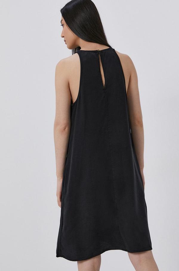 Šaty Superdry černá barva, mini, jednoduché