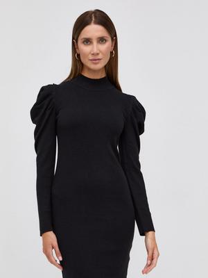 Šaty Morgan černá barva, mini, přiléhavé