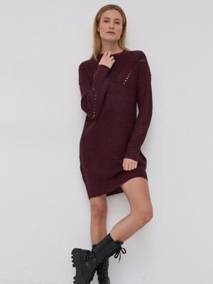 Šaty JDY fialová barva, mini, jednoduché