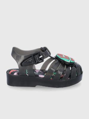 Dětské sandály Melissa černá barva