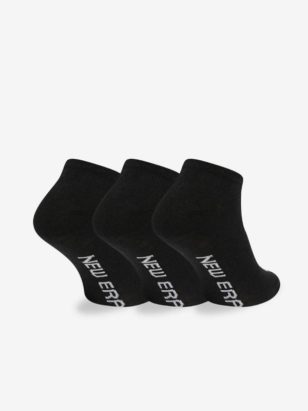 New Era Ponožky 3 páry Černá