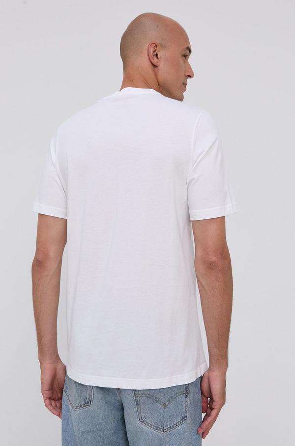 Bavlněné tričko adidas Performance GR2921 bílá barva, s potiskem
