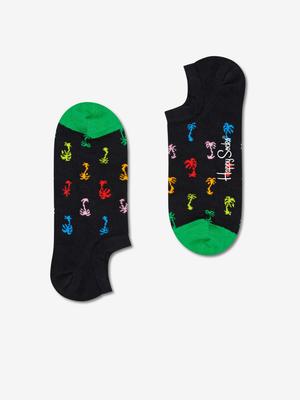 Happy Socks Palm No Show Ponožky Černá