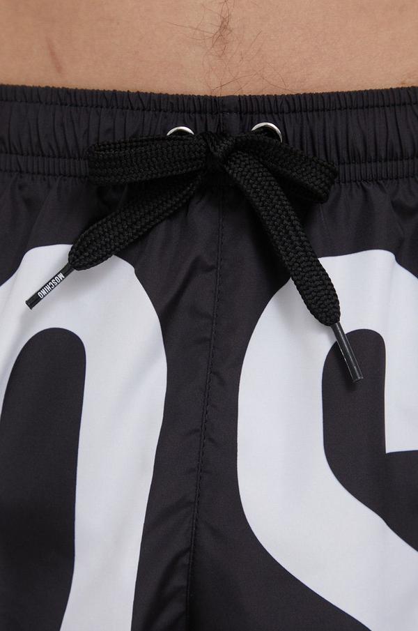 Plavkové šortky Moschino Underwear černá barva