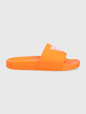 Pantofle Guess dámské, oranžová barva