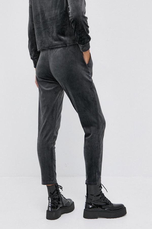Kalhoty UGG dámské, šedá barva, hladké