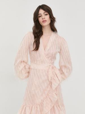 Šaty Silvian Heach růžová barva, mini