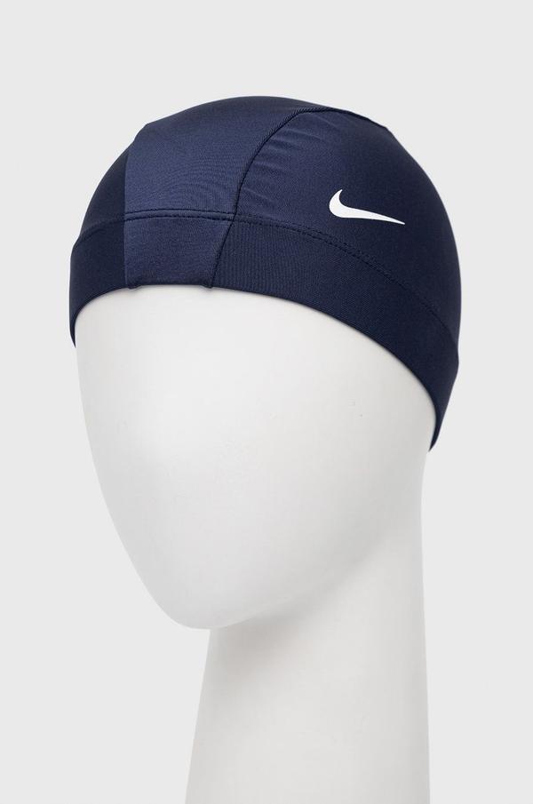 Plavecká čepice Nike Comfort tmavomodrá barva