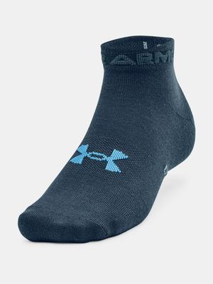 Under Armour UA Essential Low Cut Ponožky 3 páry Bílá