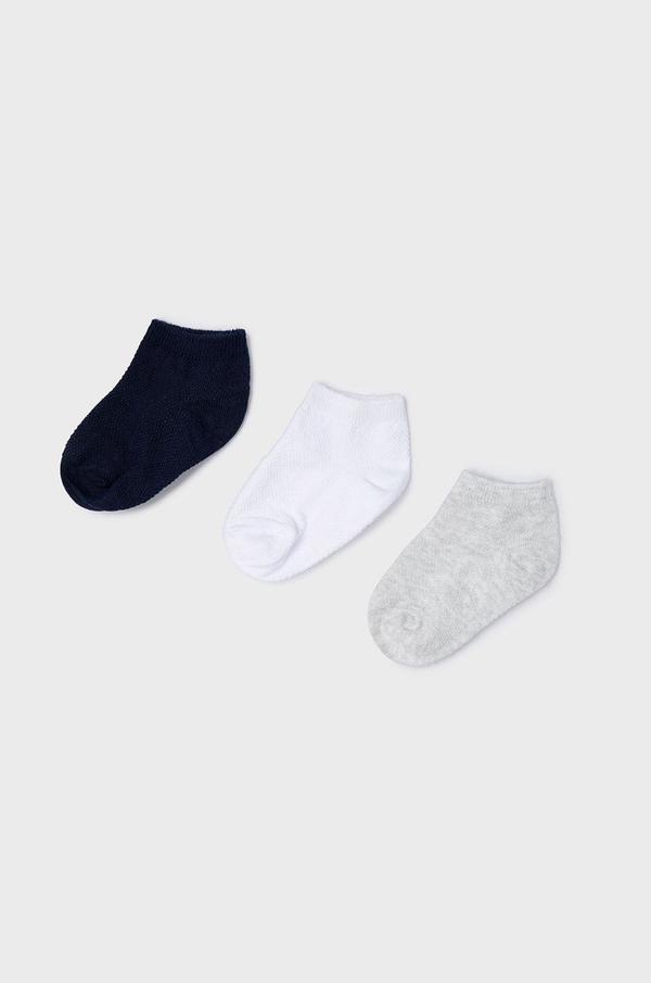 Dětské ponožky Mayoral (3-pack) tmavomodrá barva