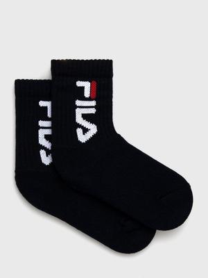 Dětské ponožky Fila (2-pack) tmavomodrá barva