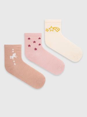 Dětské ponožky GAP růžová barva