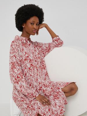 Šaty Answear Lab červená barva, mini, oversize