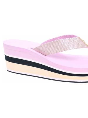 Dámské plážové pantofle Tommy Hilfiger FW0FW03864 518 pink lavender 41