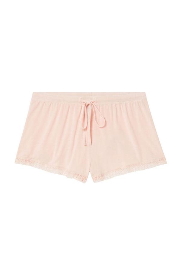 Pyžamové šortky Undiz dámské, růžová barva