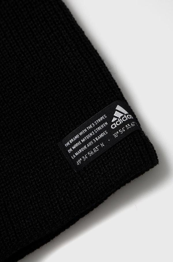 Čepice adidas Performance GE0609 černá barva, z tenké pleteniny