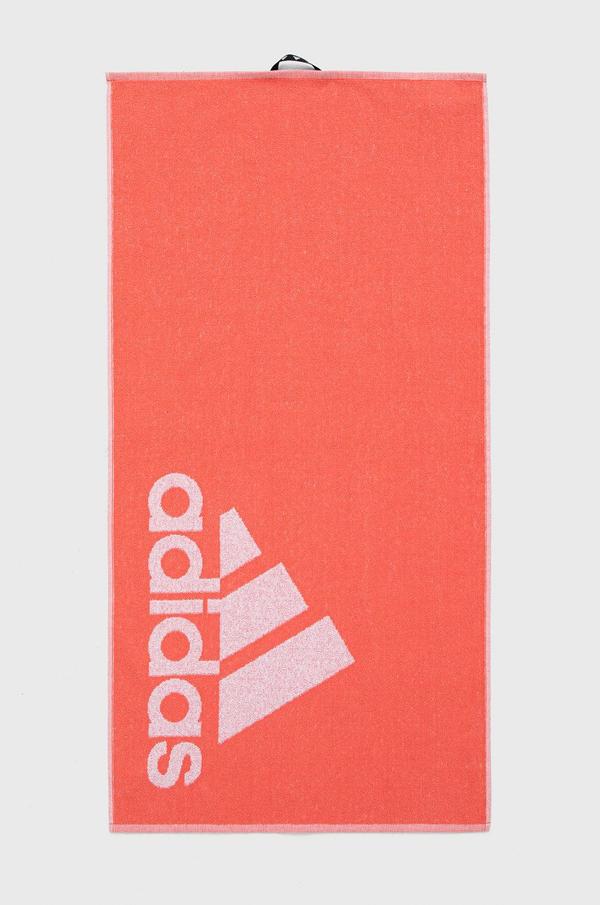 Ručník adidas Performance oranžová barva