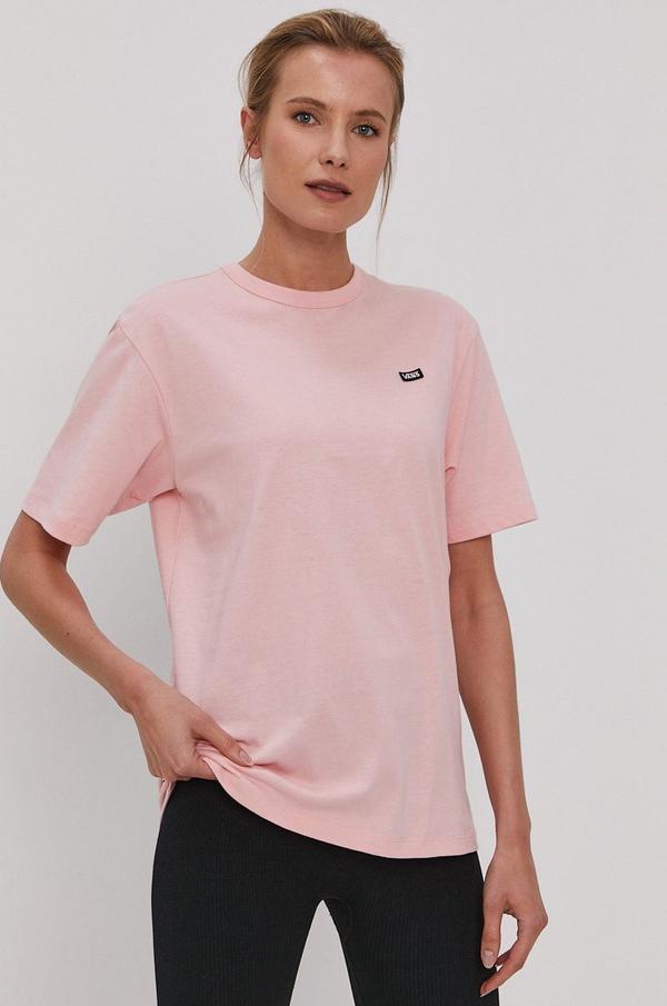Tričko Vans dámské, růžová barva
