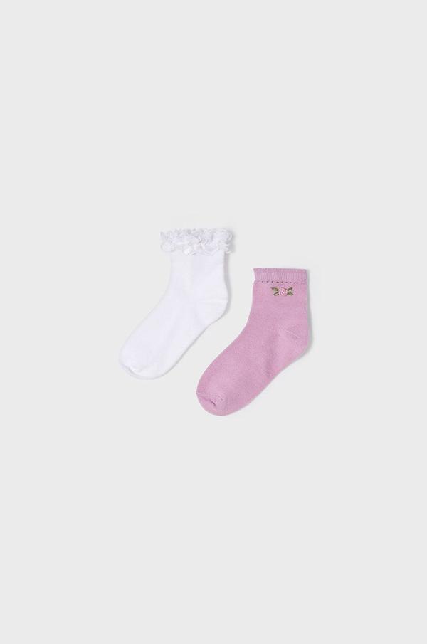 Dětské ponožky Mayoral fialová barva