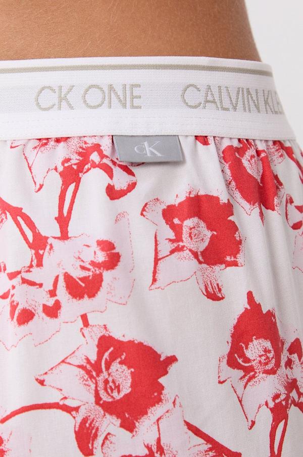 Pyžamové šortky Calvin Klein Underwear dámské, růžová barva, bavlněné