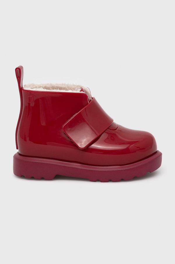 Dětské boty Melissa Chelsea Boot Bb červená barva,