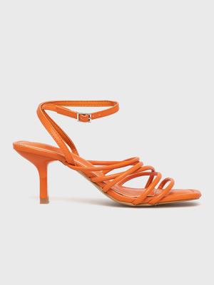 Sandály Answear Lab oranžová barva