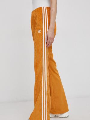 Manšestr adidas Originals H37838 dámské, oranžová barva, s aplikací