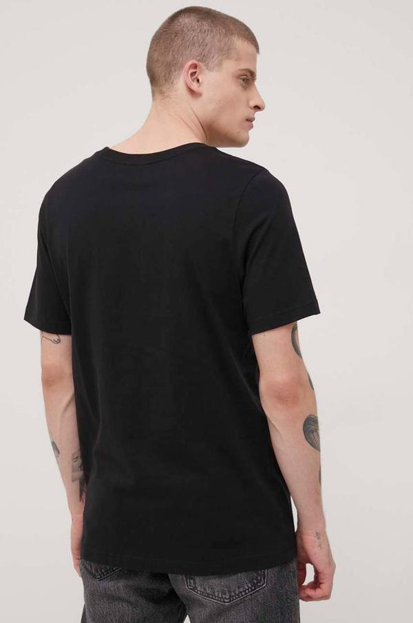 Bavlněné tričko adidas Originals Adicolor HC4487 černá barva, s potiskem